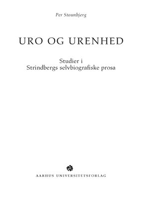 cover image of Uro og urenhed